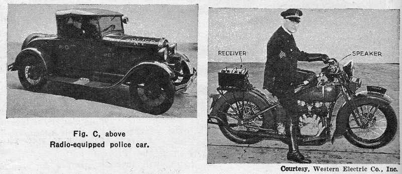 Illustration for article titled This Was the Radio-Equipped Policeman of the Future in 1934